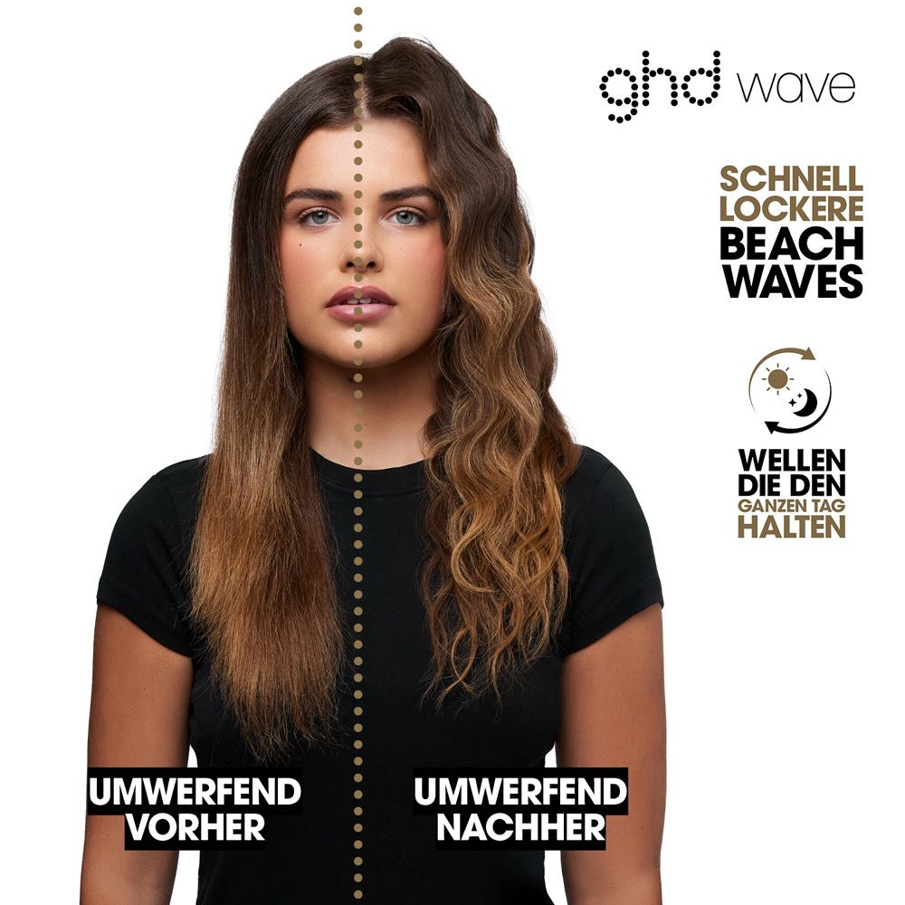 ghd Wave Triple Barrel Schwarz