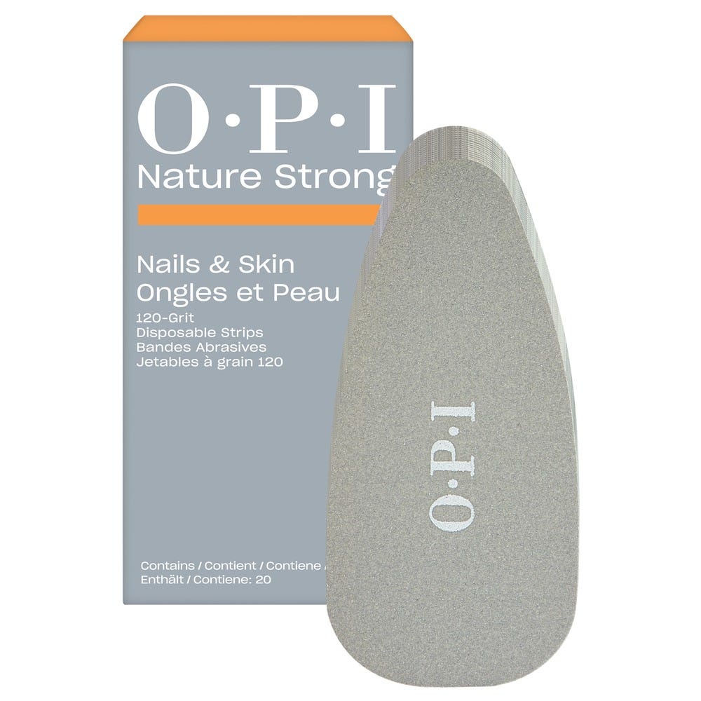 OPI Nature Strong Nails & Skin Disposable Strips 120 Grit 20 Stück