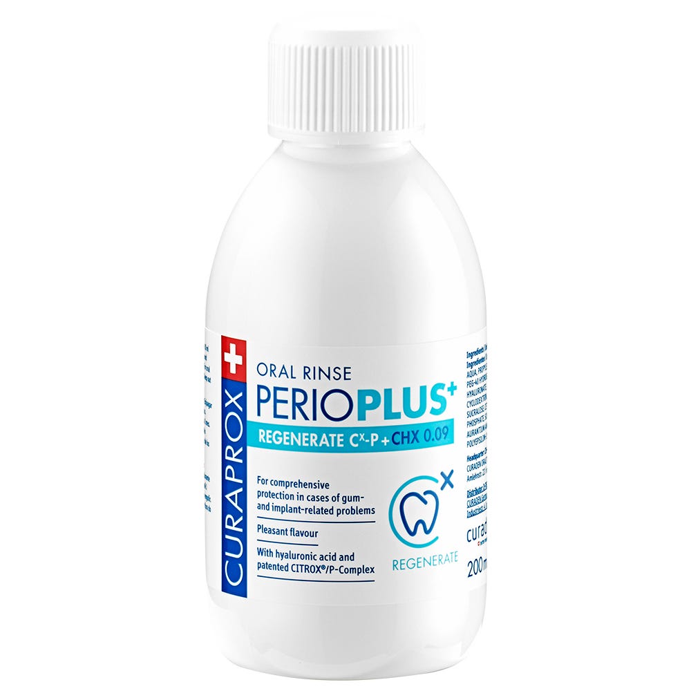CURAPROX Mundspülung Perio plus Regenerate 0,09 CHX 200 ml