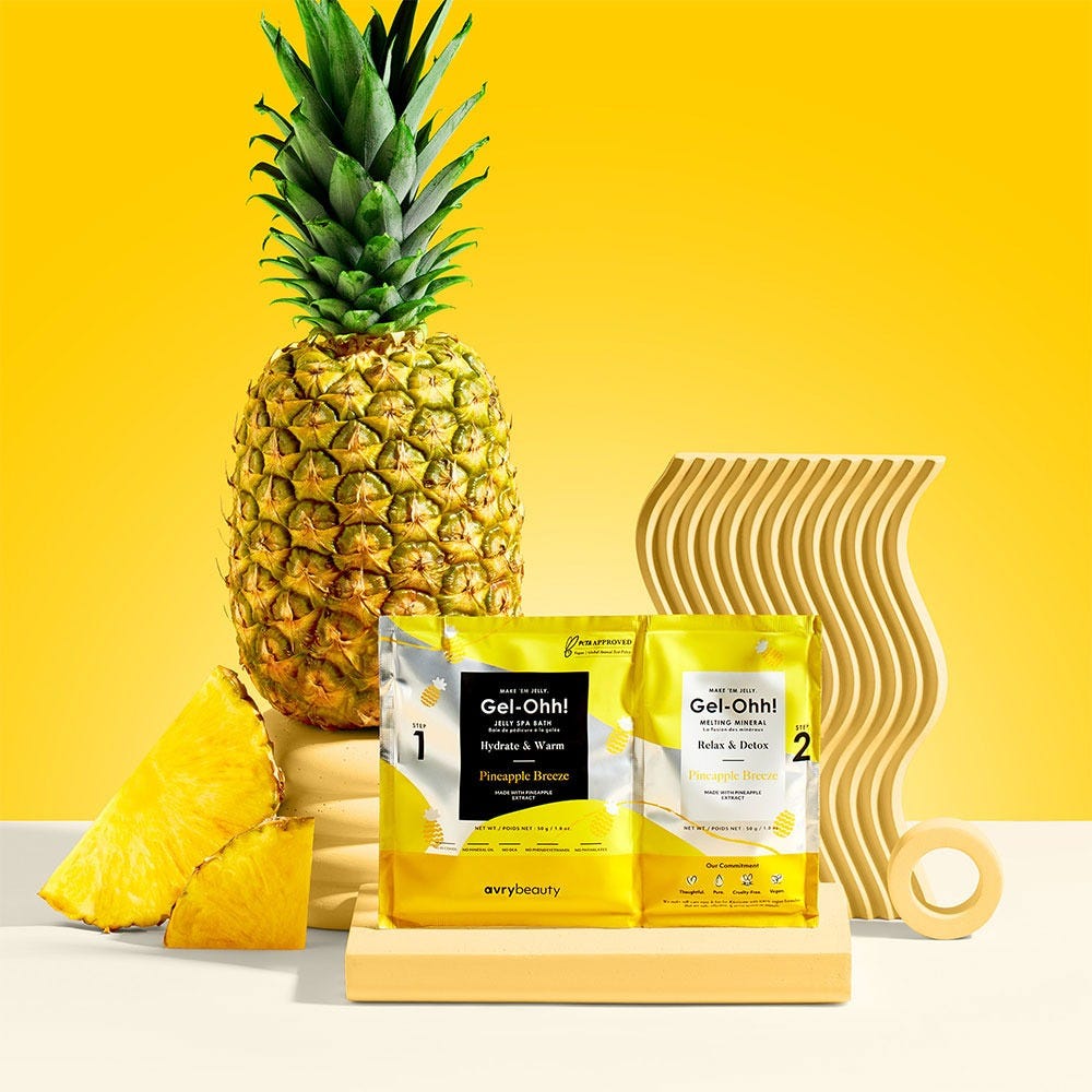 AvryBeauty Gel-Ohh! Jelly Spa Bath Pineapple