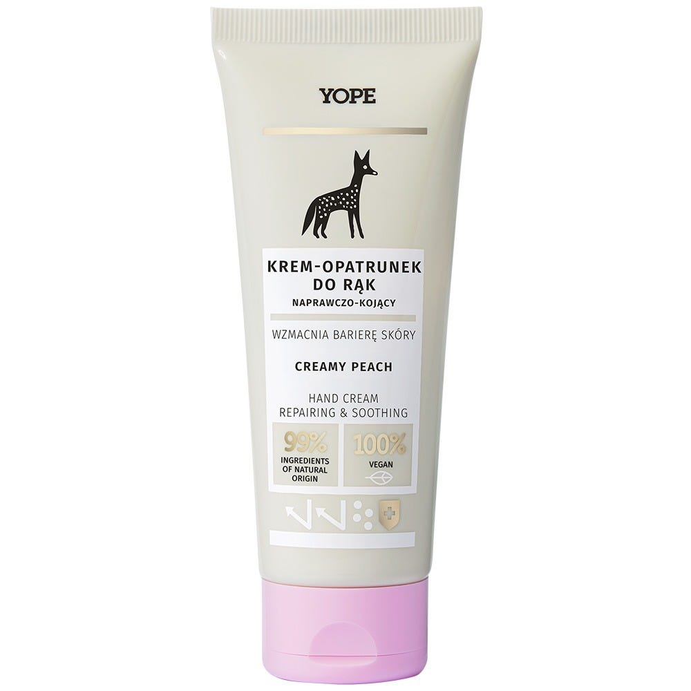 YOPE CREAMY PEACH Hand Cream Repairing 50 ml