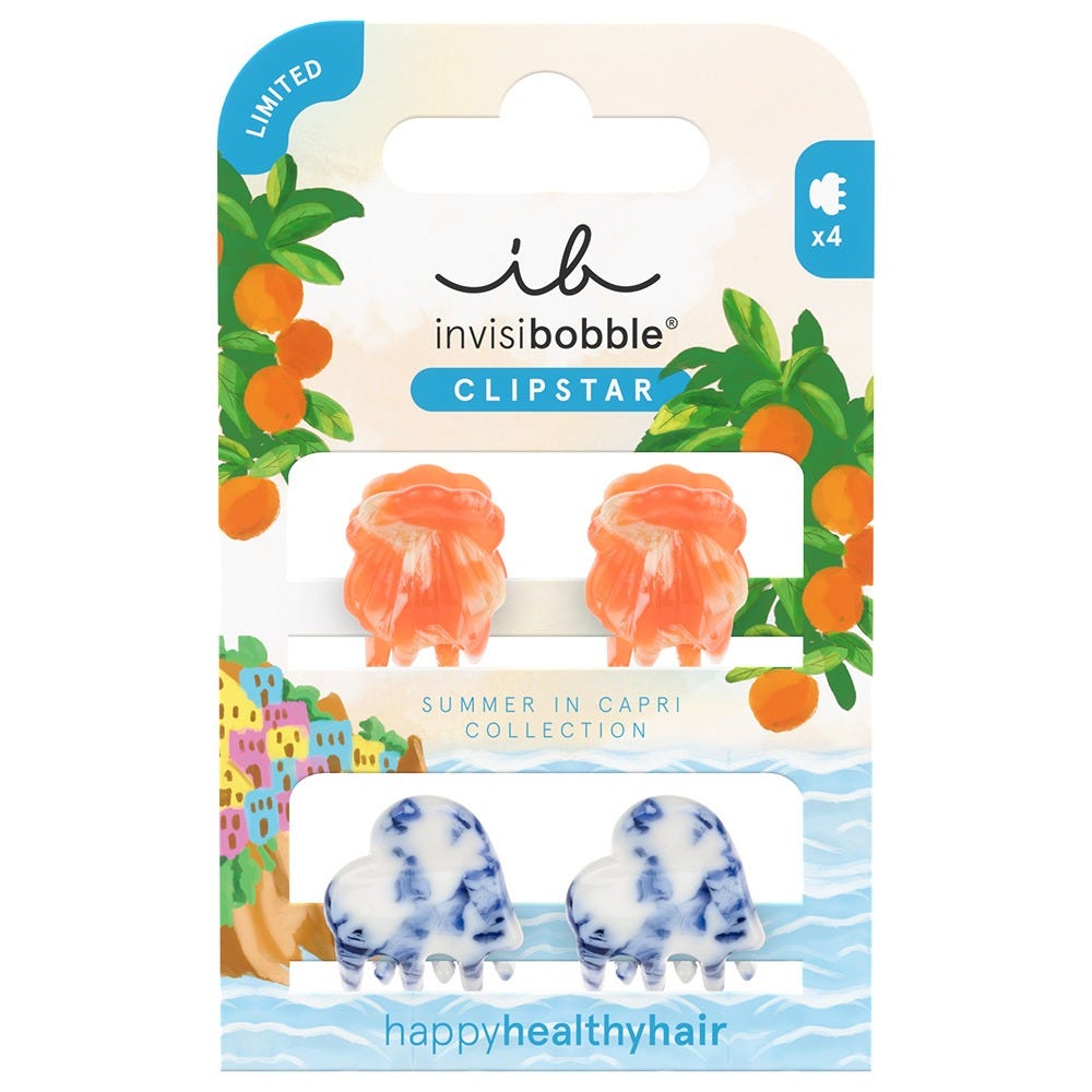 invisibobble CLIPSTAR S SIC Mediterranean Mini 4 Stück