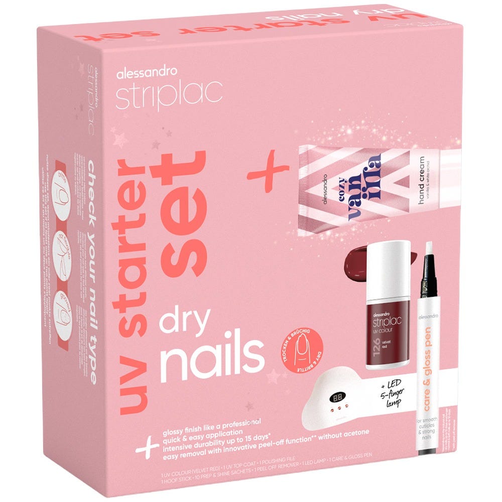 alessandro Striplac Dry Nails UV-Starter Set