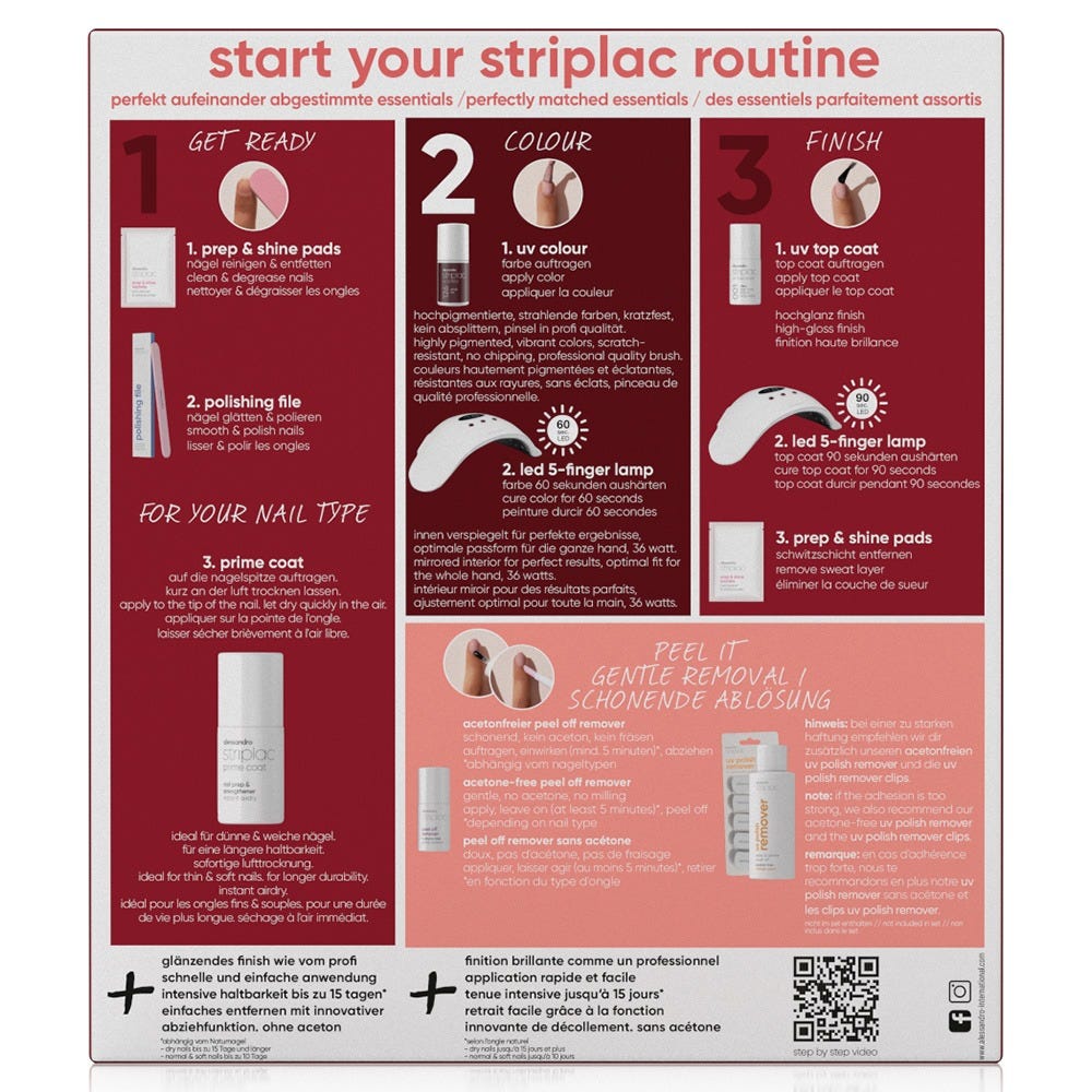 alessandro Striplac Normal & Soft UV-Starter Set 