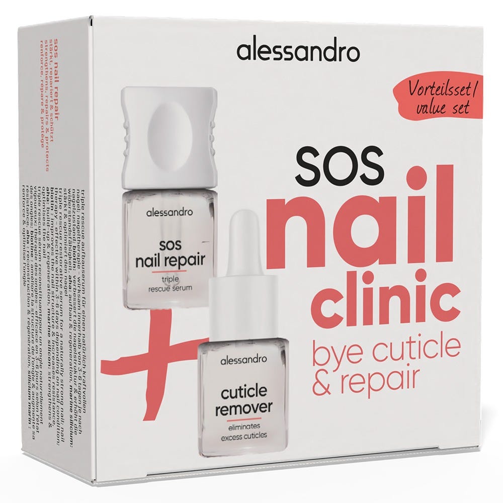 alessandro Nail Clinic Box Bye Cuticle & Repair Set