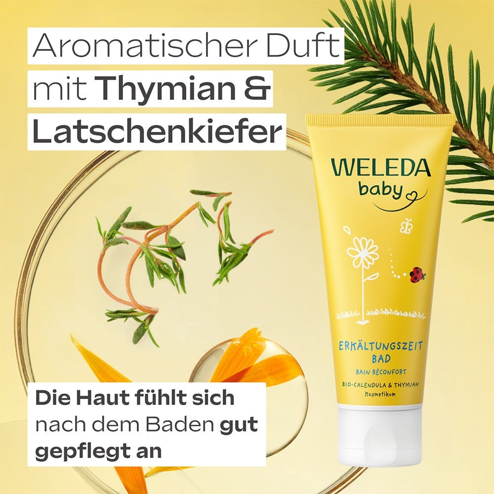 Weleda Calendula Erkältungszeit Bad 75 ml