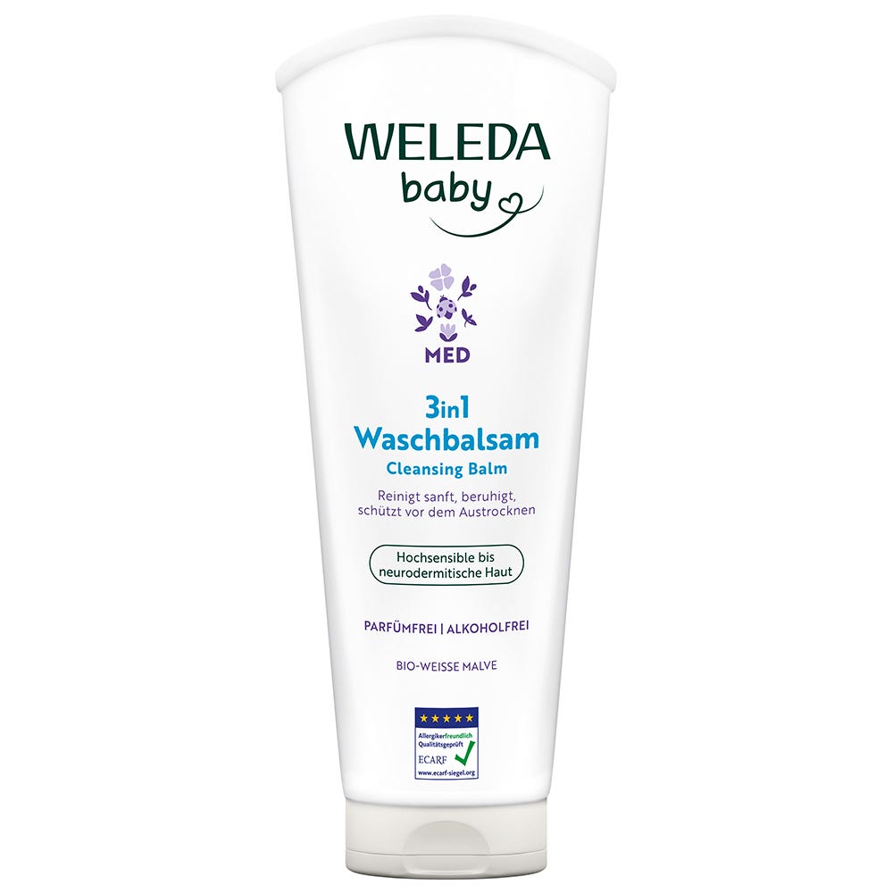 Weleda 3in1 Weiße Malve Waschbalsam 200 ml