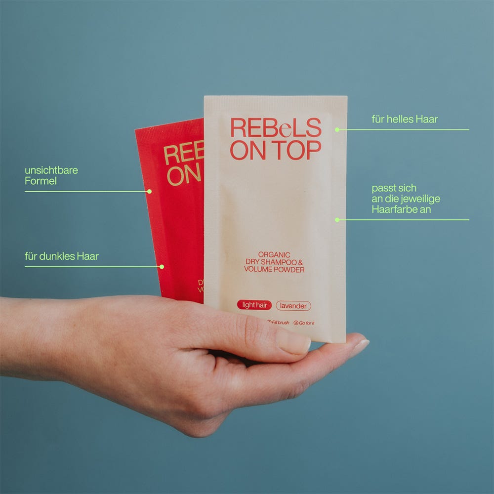 REBeLS ON TOP Trockenshampoo Light Refill 3x10 g