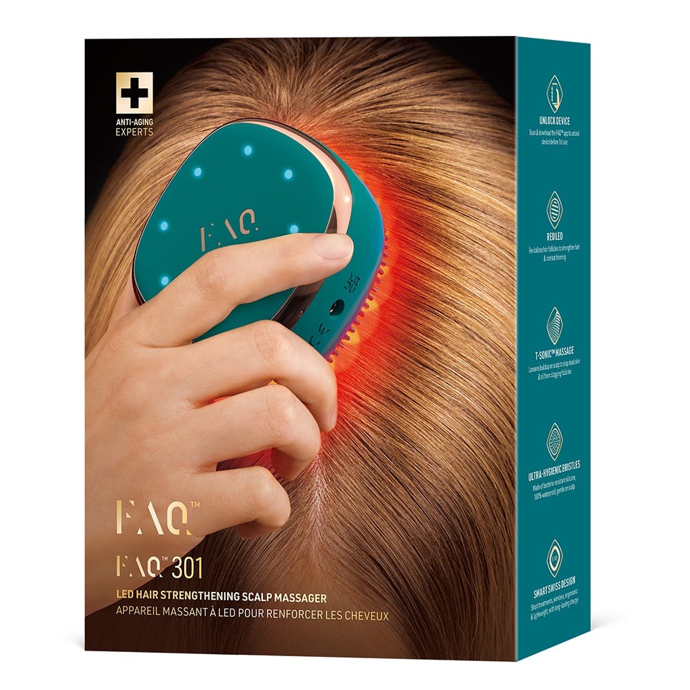 FAQ Swiss 301 LED Hair Strengthening Scalp Massager