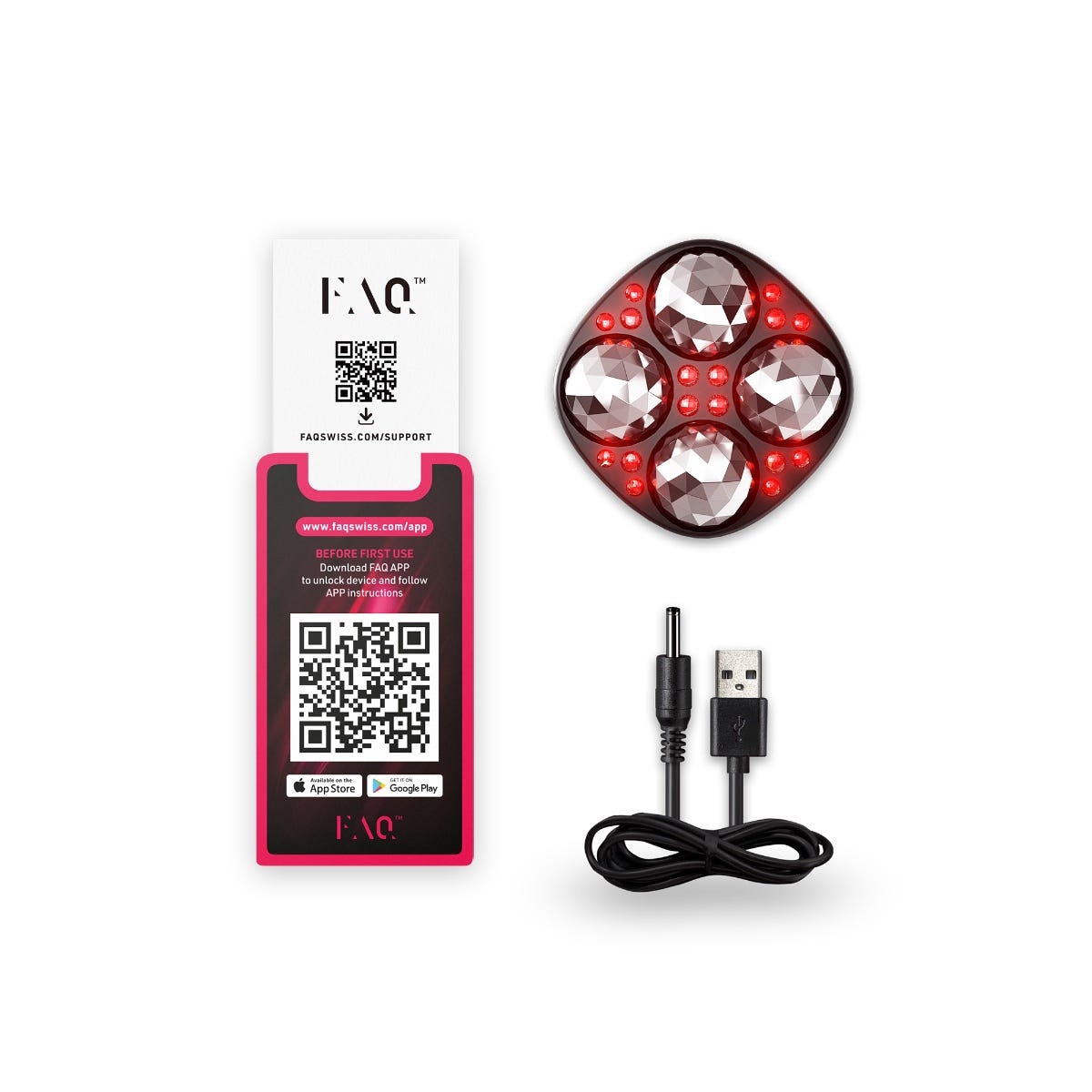 FAQ Swiss 411 Microcurrent Red LED Body Toning Device
