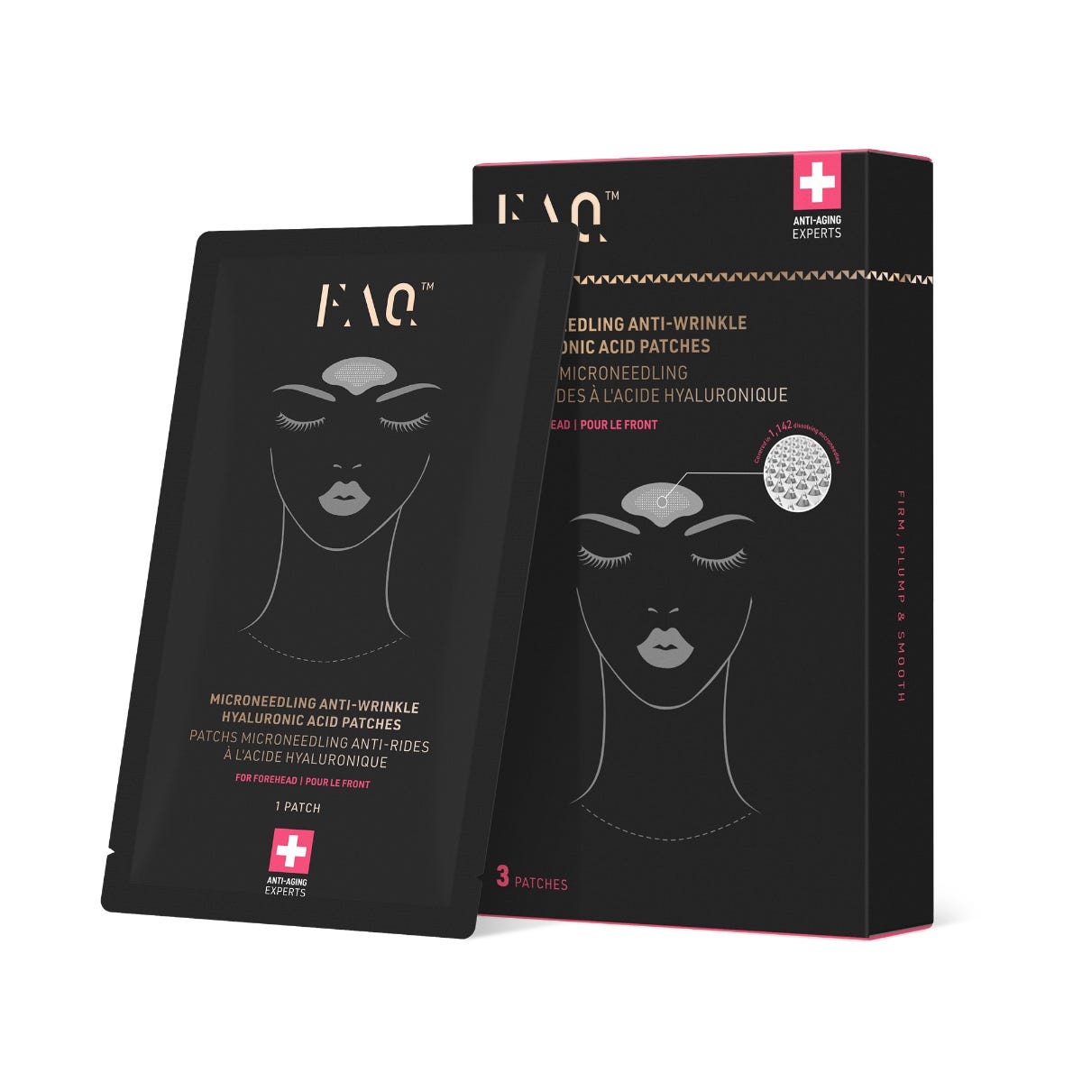 FAQ Swiss Microneedling Anti-Wrinkle Hyaluronic Acid Patches For Forehead