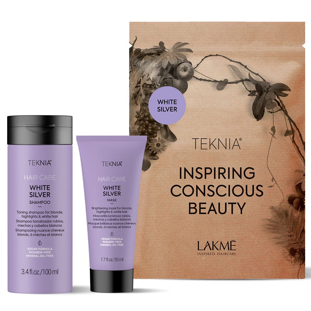 Lakmé TEKNIA White Silver Travel Pack