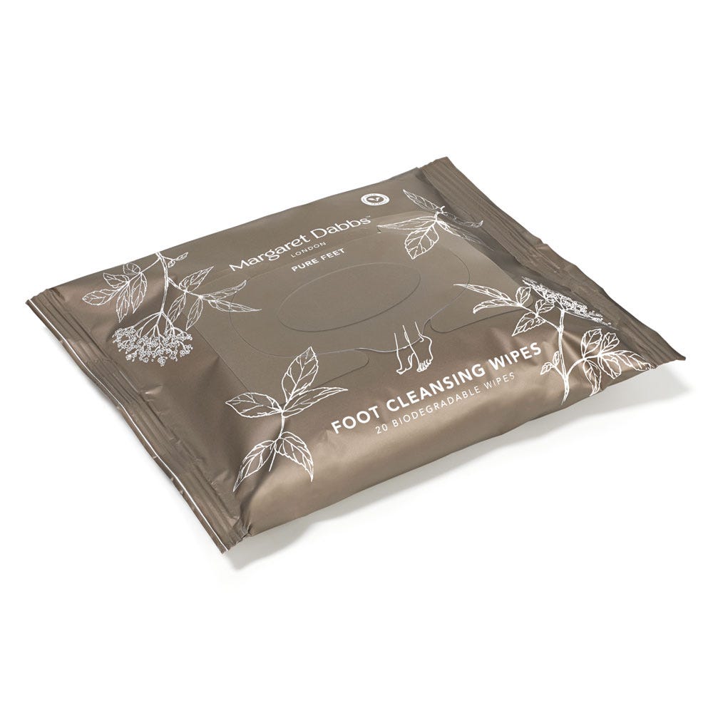 Margaret Dabbs PURE Foot Cleansing Wipes 20 Stück
