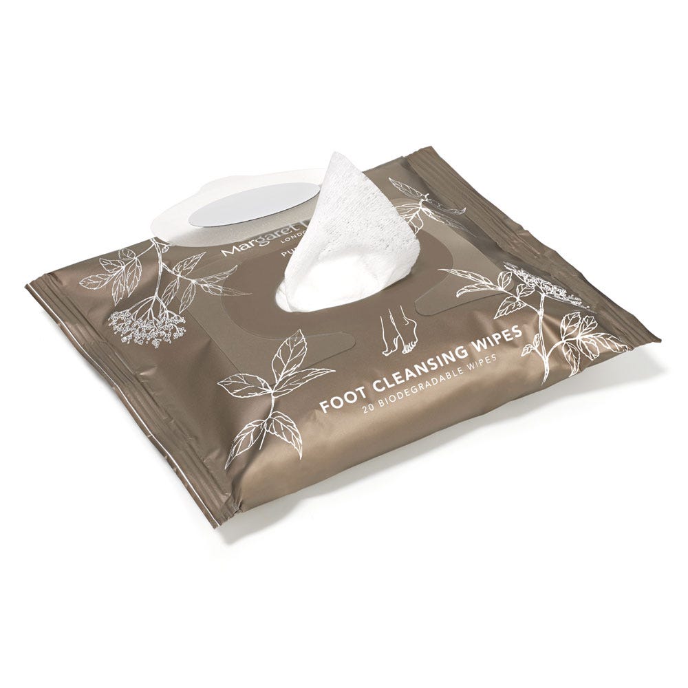 Margaret Dabbs PURE Foot Cleansing Wipes 20 Stück