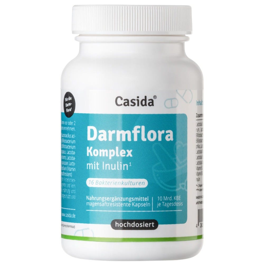 Casida Darmflora Komplex mit Inulin Probiotika 120 Kapseln 