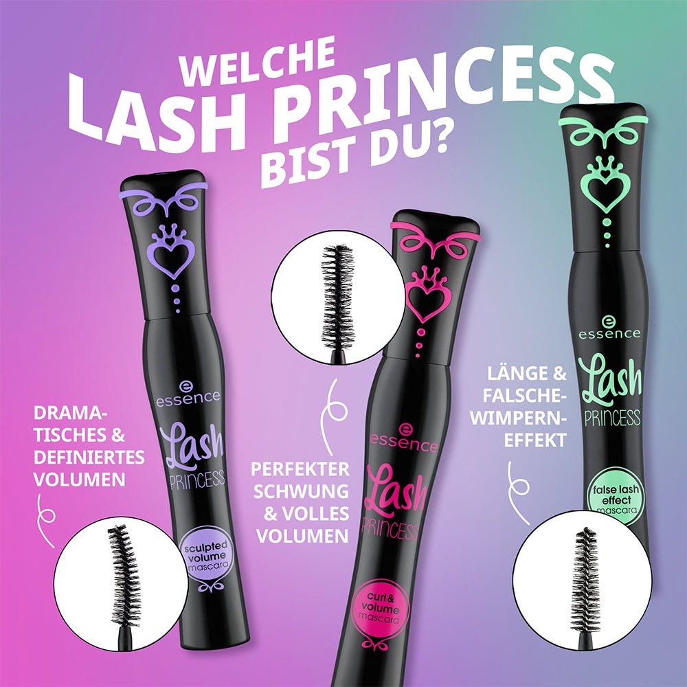 essence Lash PRINCESS sculpted volume mascara 30 g