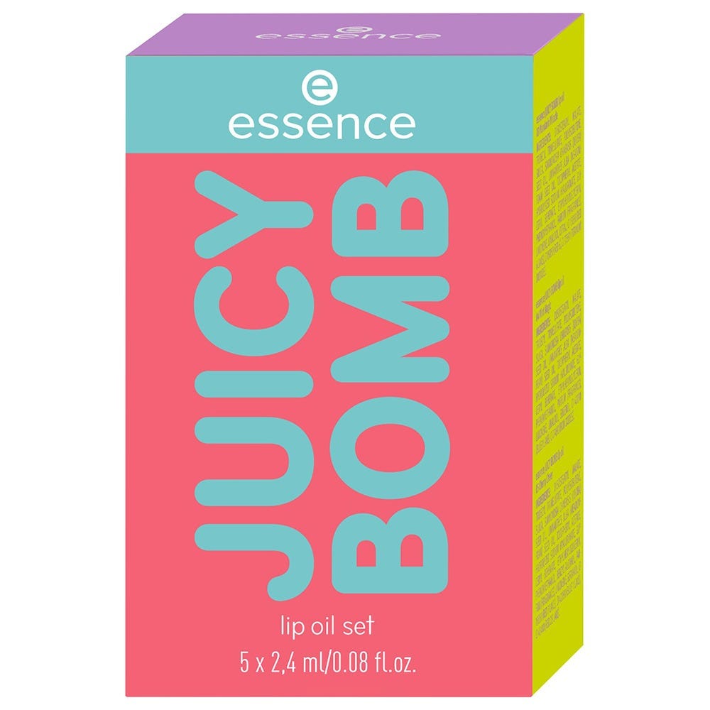essence JUICY BOMB lip oil set 01