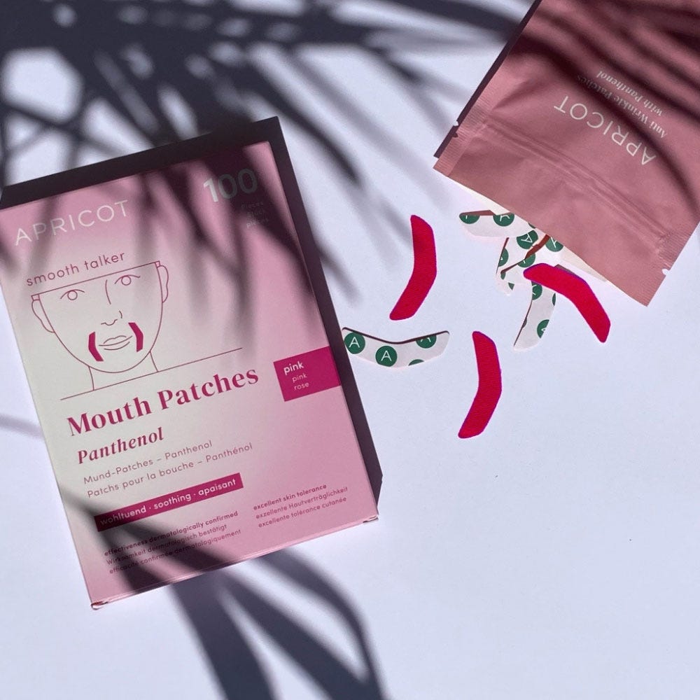 APRICOT Mund Patches mit Panthenol 100 Stück