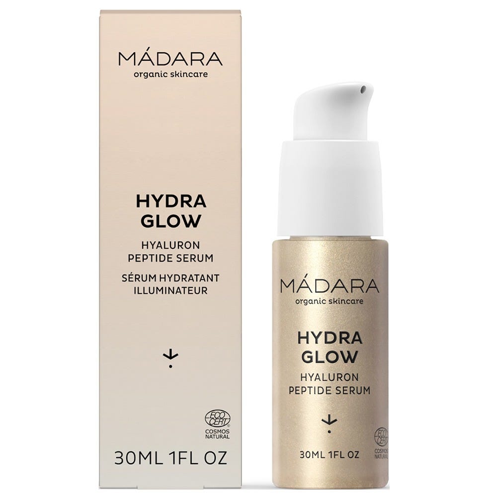 MÁDARA HYDRA GLOW Hyaluron-Peptid Serum 30 ml