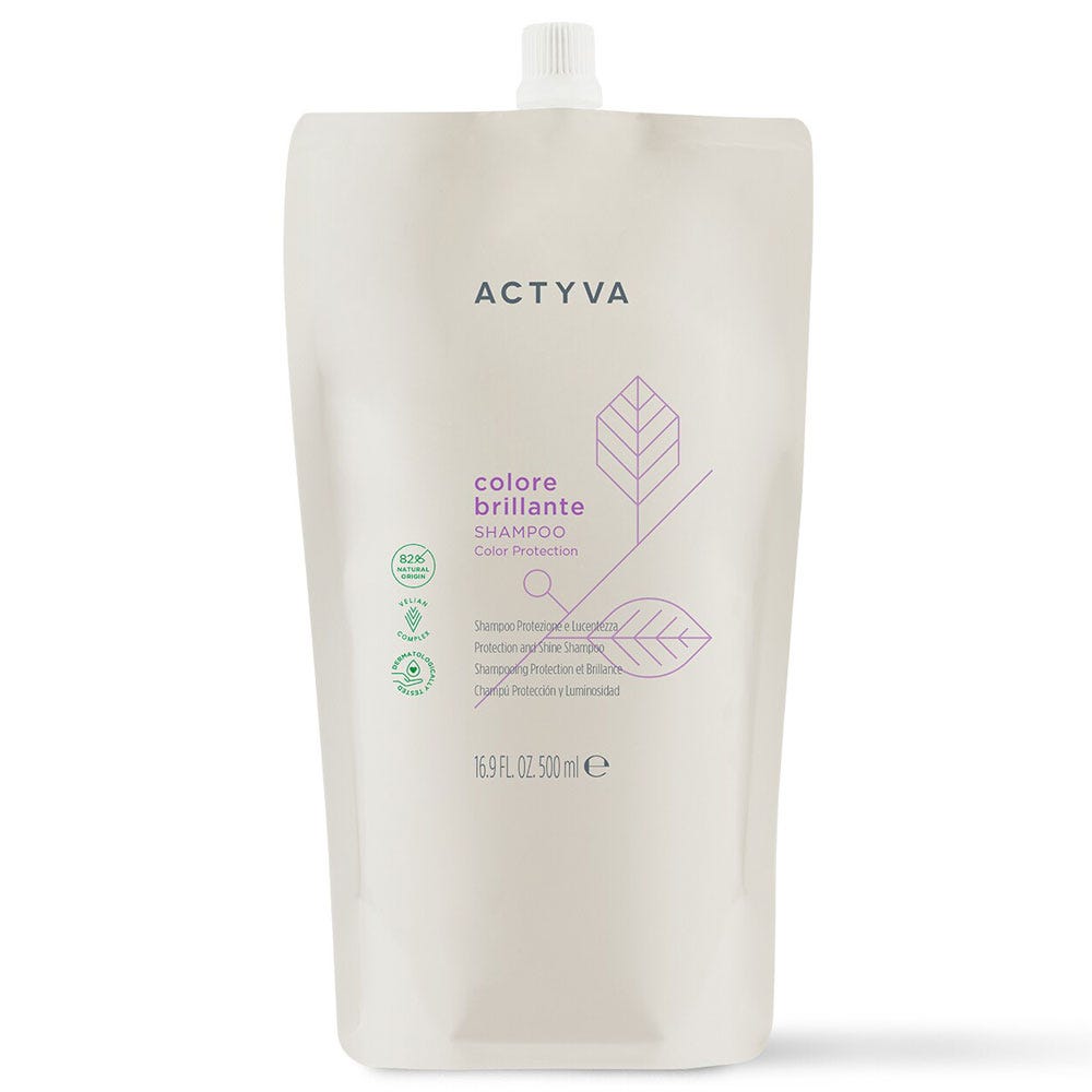 kemon Actyva Colore Brillante Shampoo Pouch Bag 500 ml