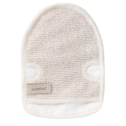 Waschies Peelinghandschuh für Peeling & Reinigung Beige 2er Set