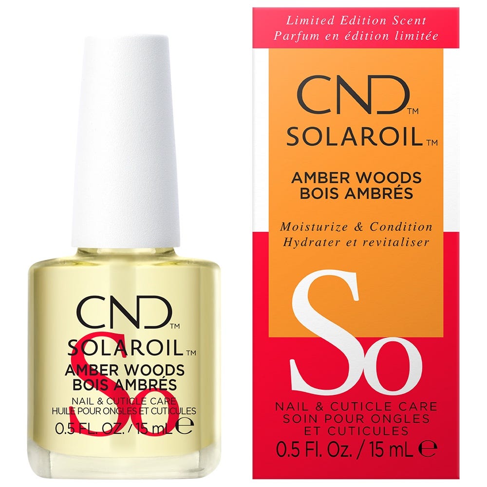 CND SolarOil Nail & Cuticle Amber Woods 15 ml