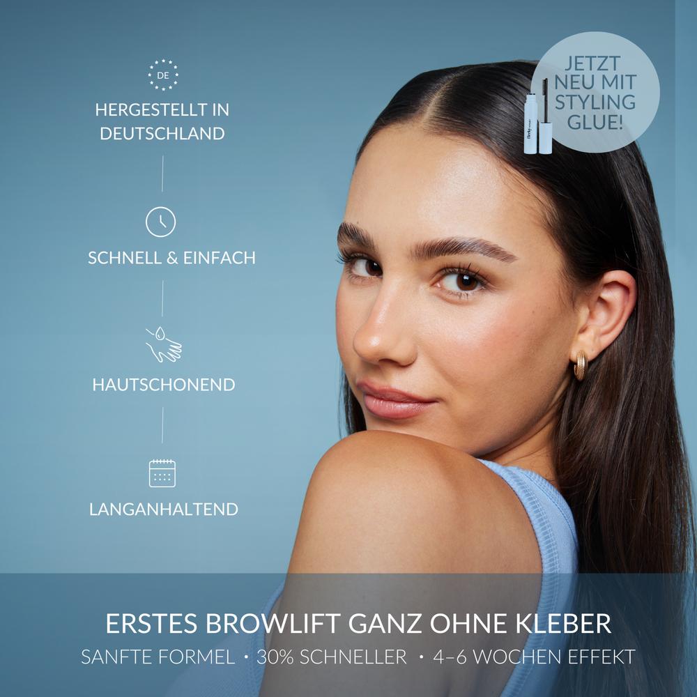 fleeky Browlift Kit mit Styling Glue & After Care Booster