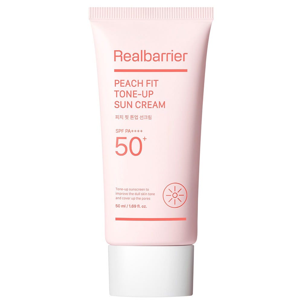Realbarrier Peach Fit Tone-Up Sun Cream 50 ml