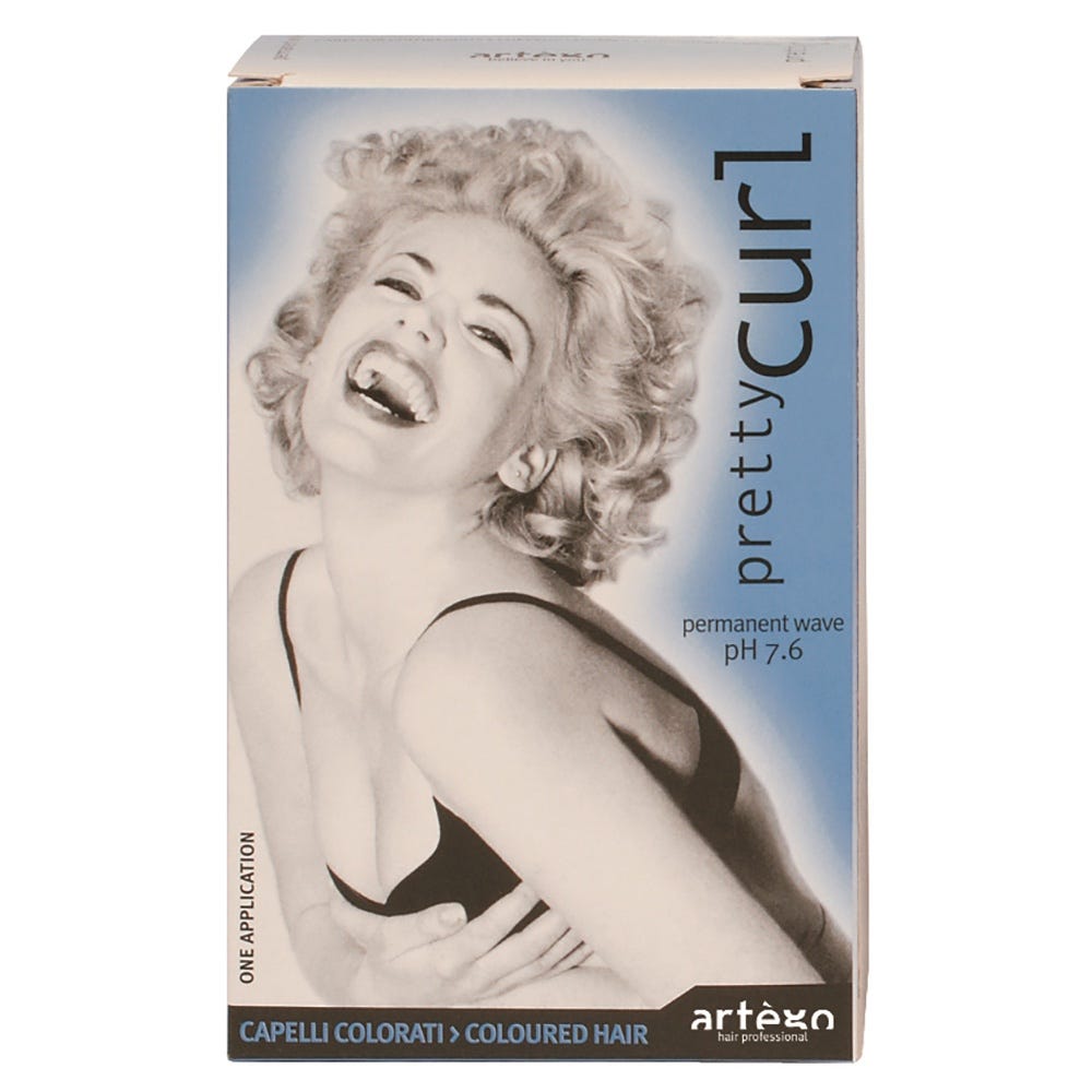 Artego Pretty Curl Set No.1S wiederspenstiges Haar Alkalische Dauerwelle Perm Lotion + Neutralizer 