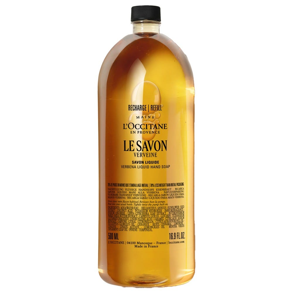 L'Occitane Karité Confort Shea Verbene Flüssigseife Nachfüllpackung 500 ml