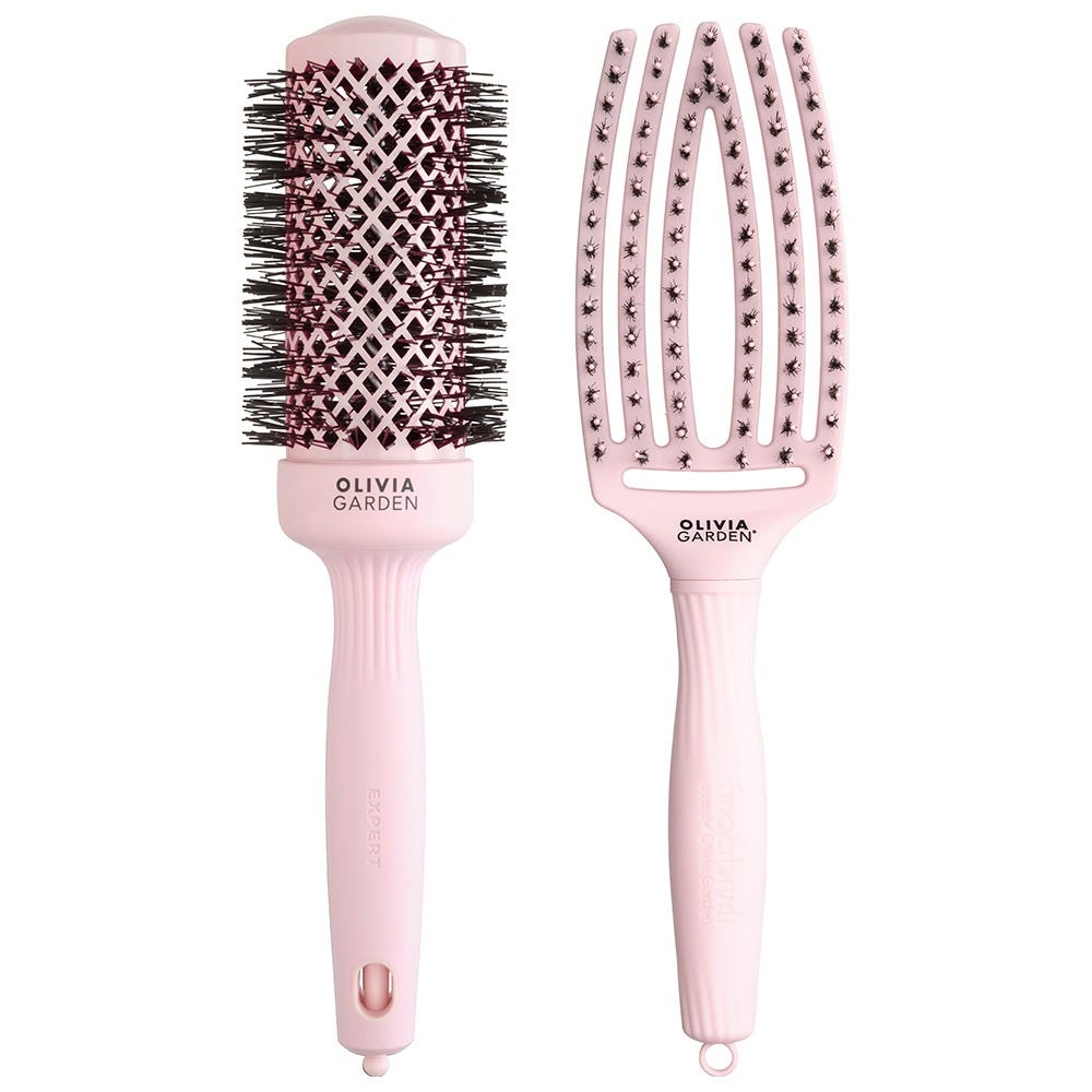 Olivia Garden Pastel Pink 2er Bürstenset FB+Expert