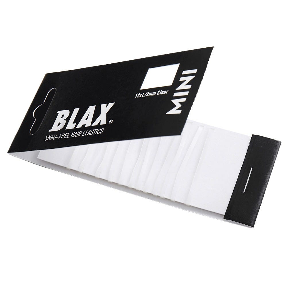 BLAX Hair elastics MINI CLEAR 12 Stück