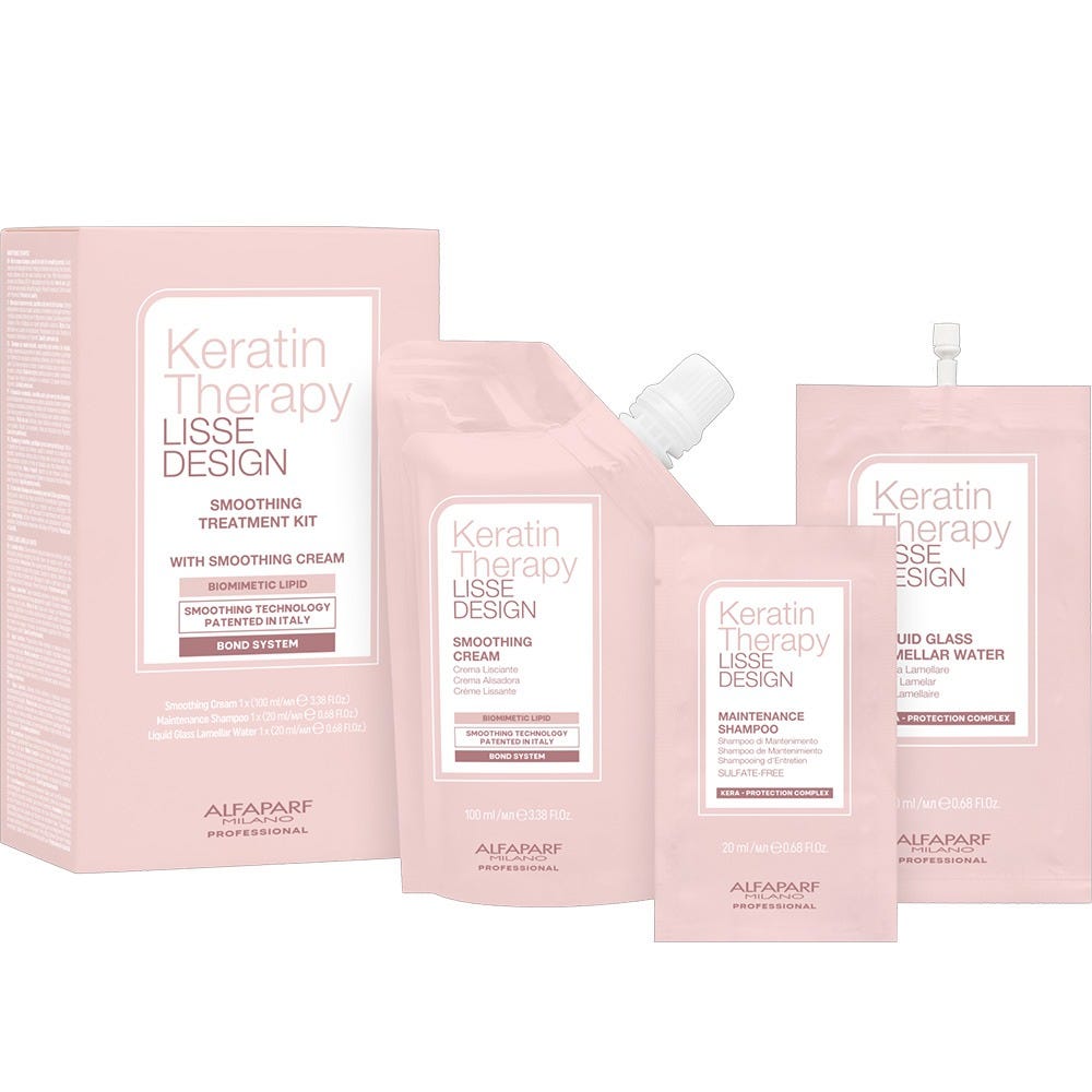 Alfaparf Milano Keratin Therapy Lisse Design Smoothing Treatment Kit 