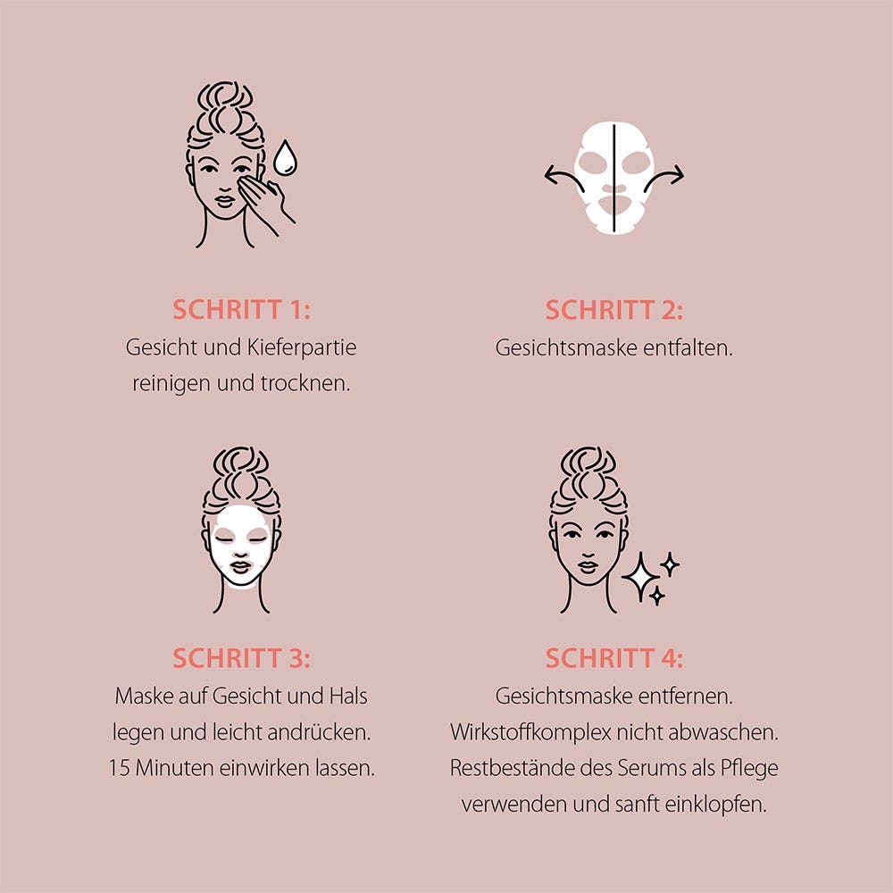 FRAUSCHMITZ Beauty Gesichtstuchmaske Face & Jawline 3er Set