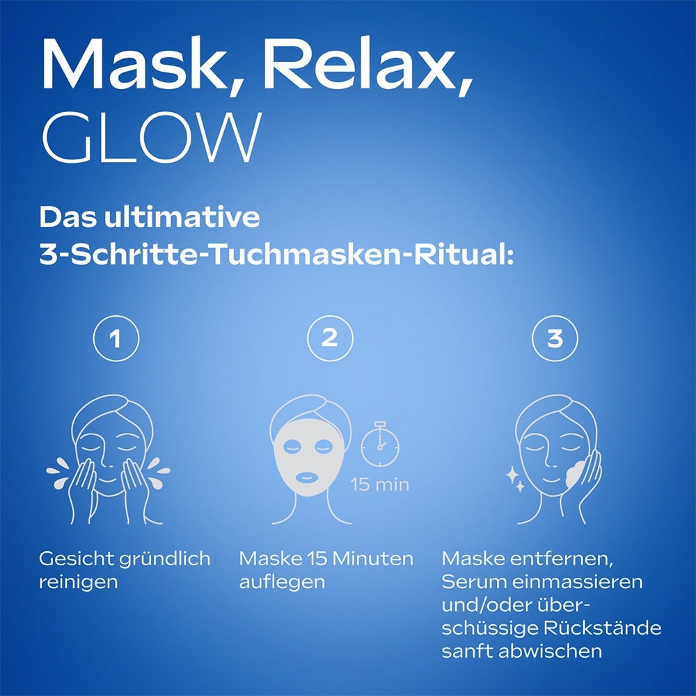 Weleda Exo Boost Tuchmaske Blauer Enzian & Edel 20 ml 