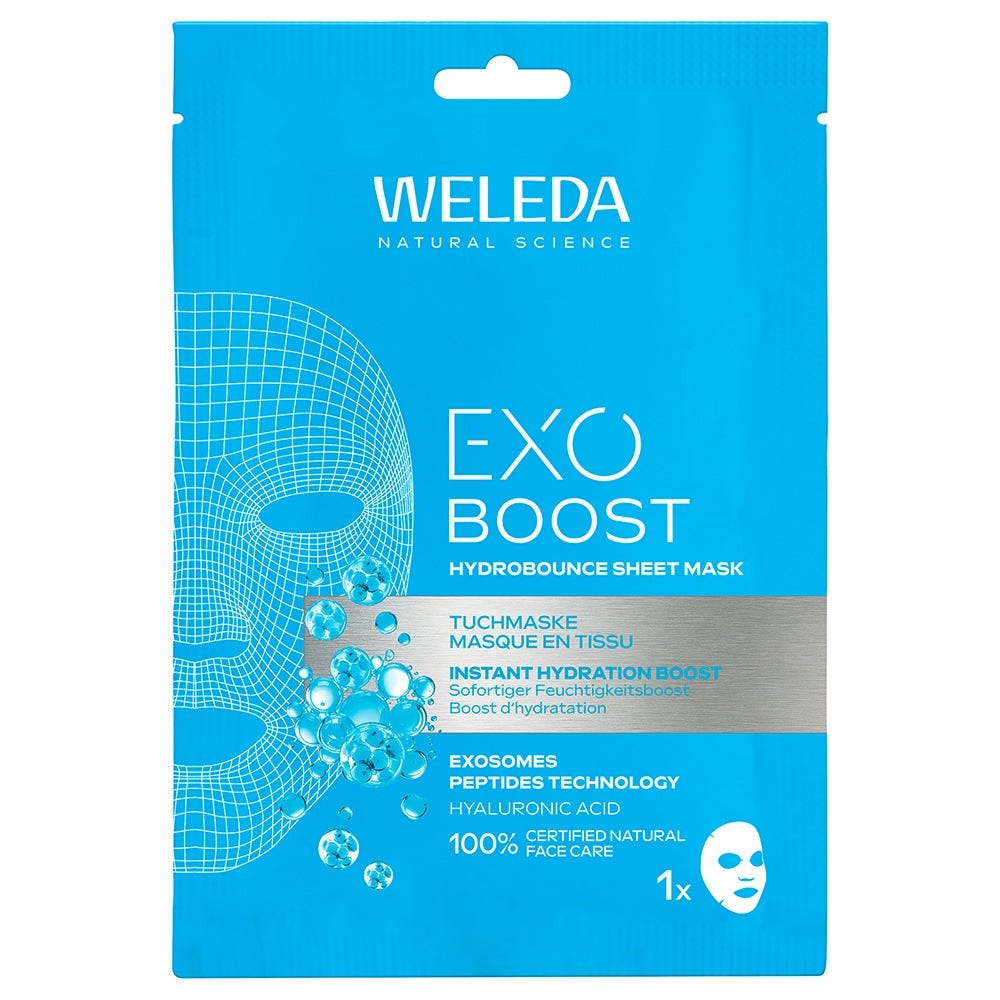 Weleda Exo Boost Tuchmaske Feuchtigkeit 20 ml