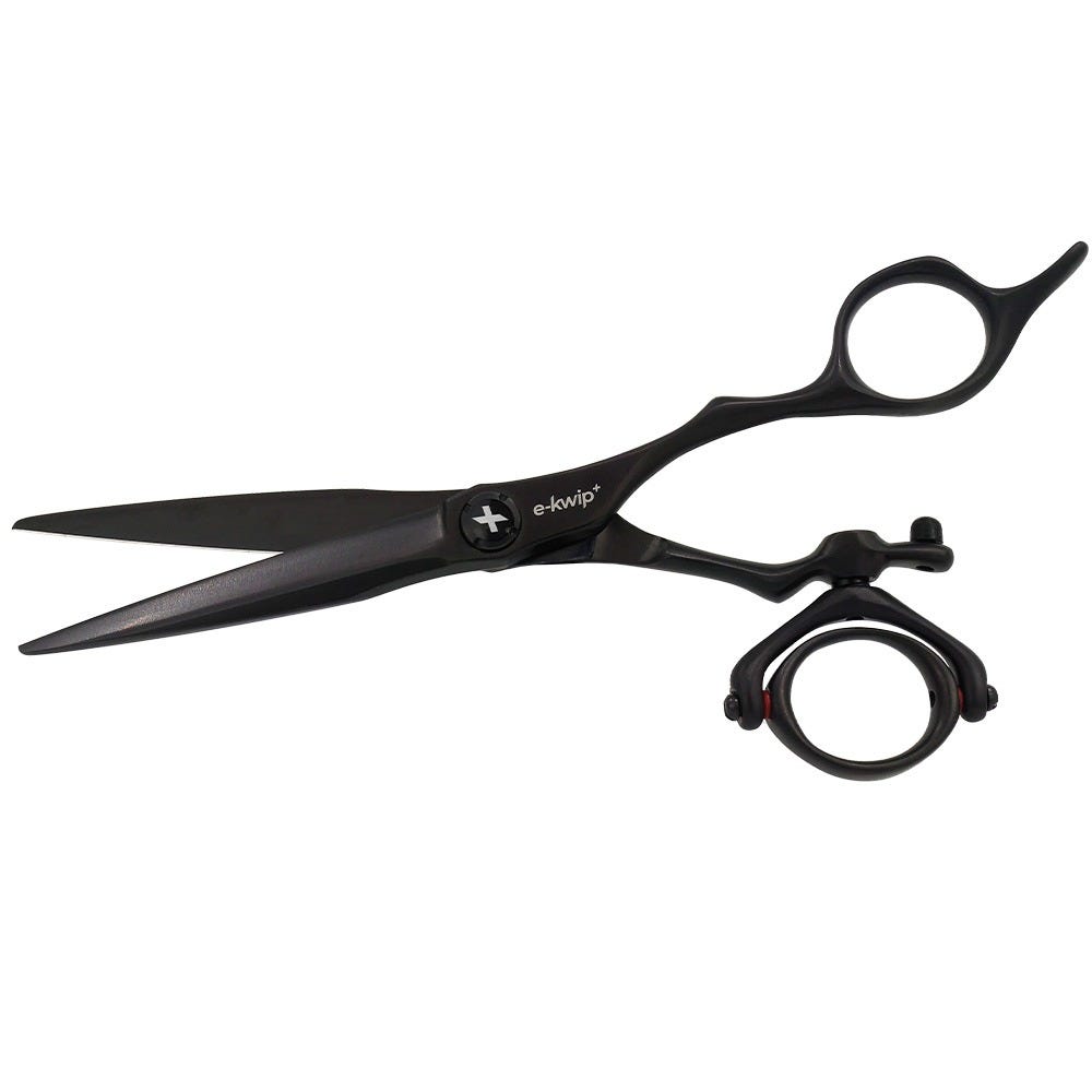 e-Kwip Haarschneideschere TEC 3 360° 5,5 Zoll mit drehbarem Daumenauge
