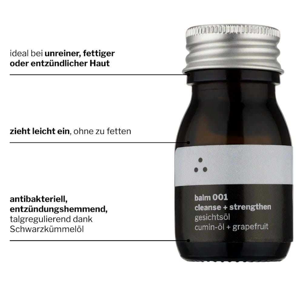 therefore beauty balm 001 cleanse + strengthen 30 ml