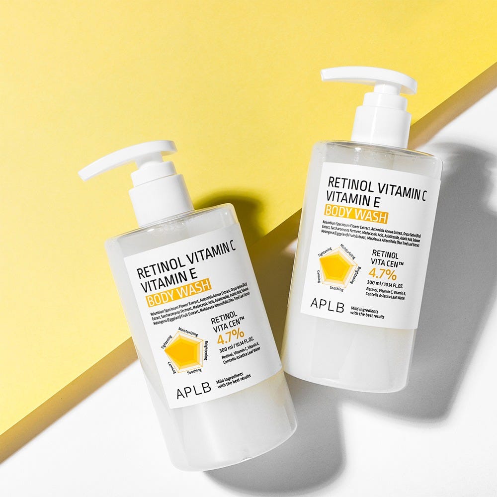 APLB Retinol Vitamin C Vitamin E Body Wash 300 ml