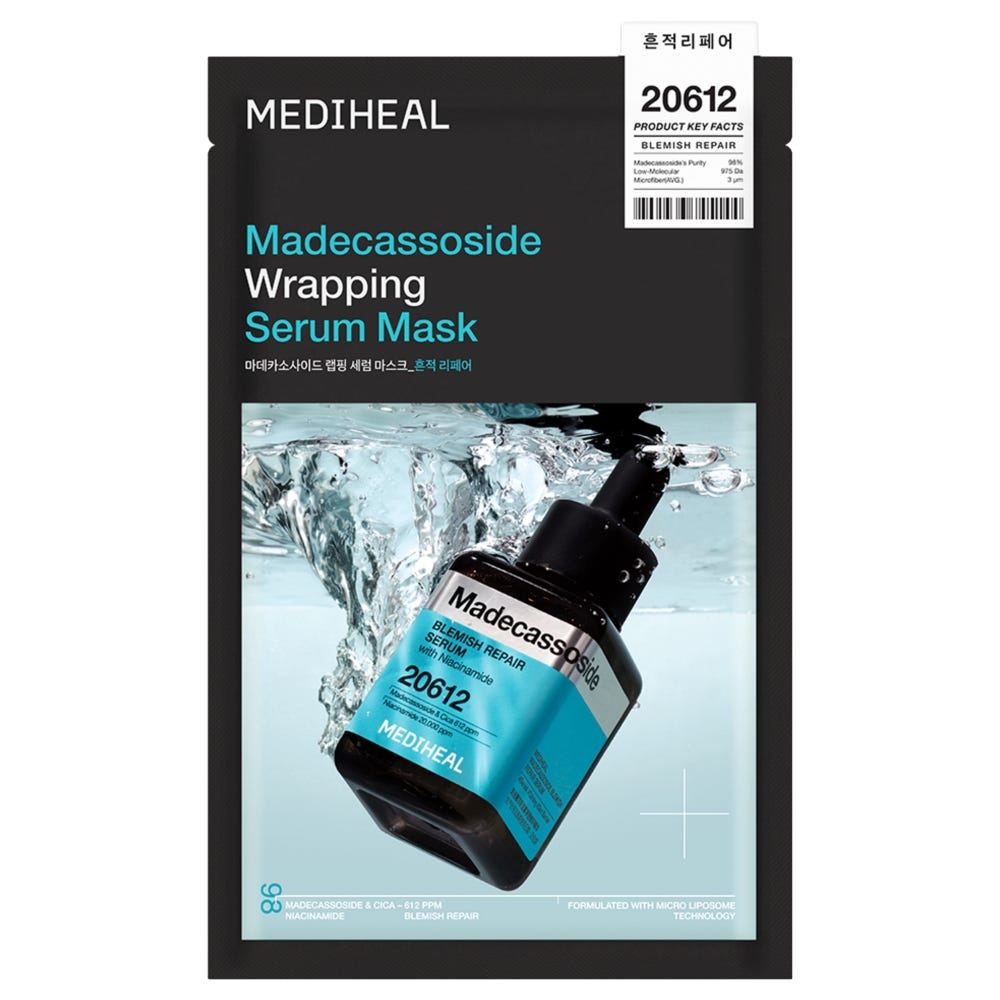 MEDIHEAL Madecassoside Wrapping Serum Mask Blemish Repair 10 Stück