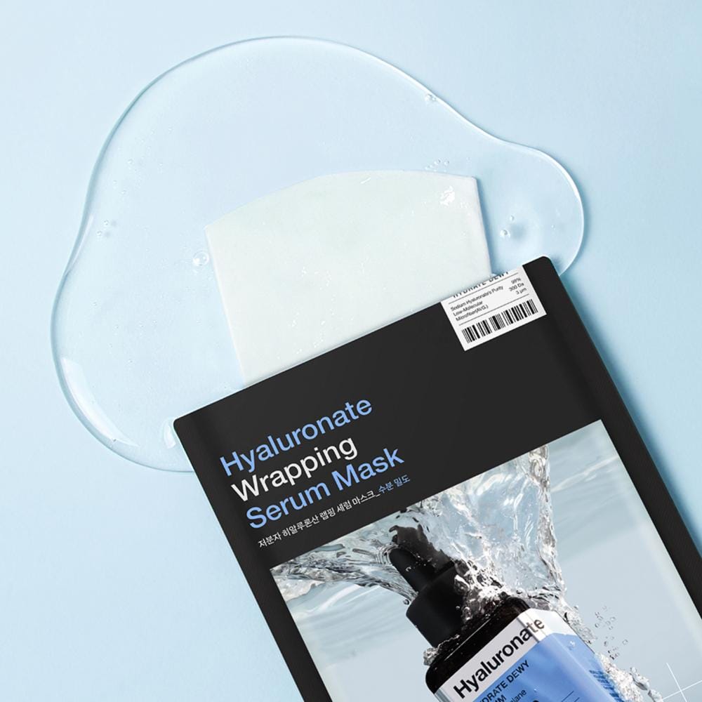 MEDIHEAL Hyaluronate Wrapping Serum Mask Hydrate Dewy 10 Stück