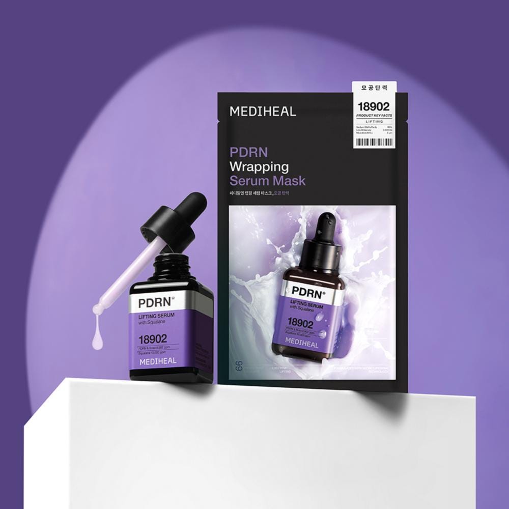 MEDIHEAL PDRN Wrapping Serum Mask Lifting 10 Stück