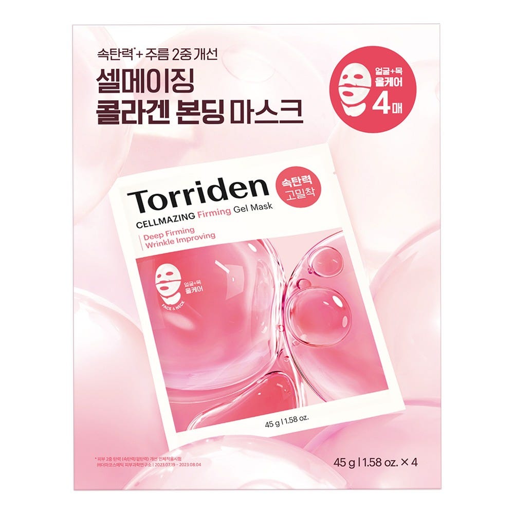 Torriden CELLMAZING Firming Gel Mask 4 Stück