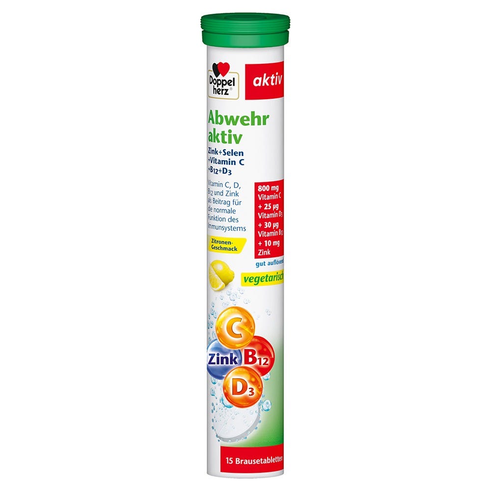 Doppelherz Abwehr aktiv Brausetabletten 15 Stück