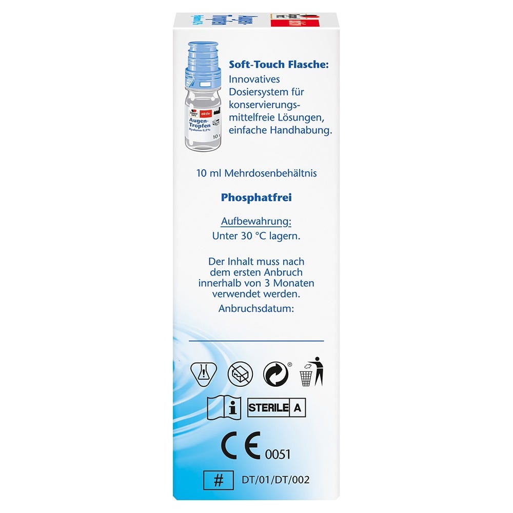 Doppelherz Augen-Tropfen Hyaluron 0,2% 10 ml