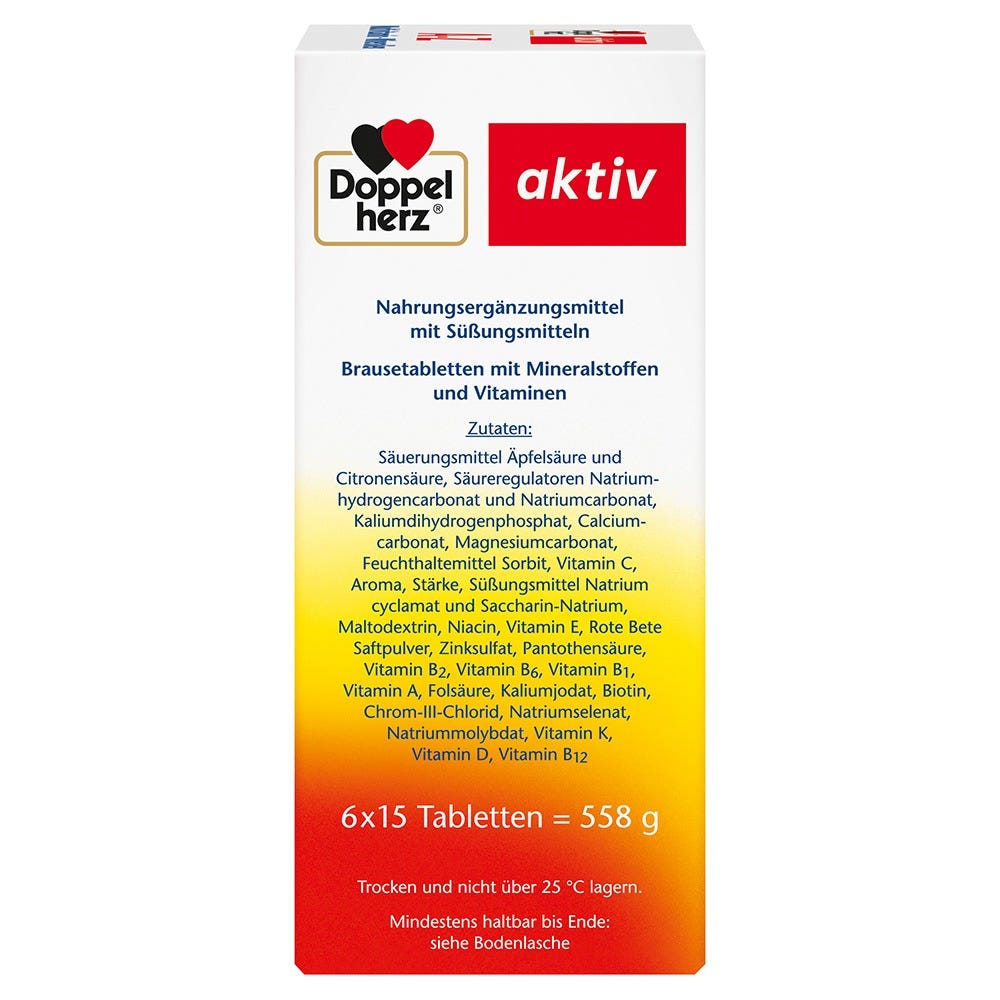 Doppelherz A-Z Brausetabletten 6x15 Stück