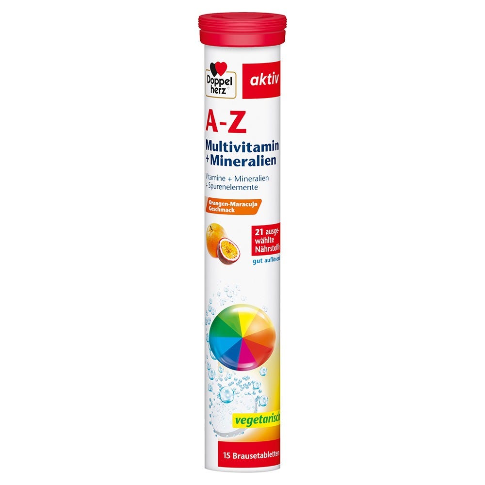 Doppelherz A-Z Multivitamin + Mineralien Brausetabletten 15 Stück