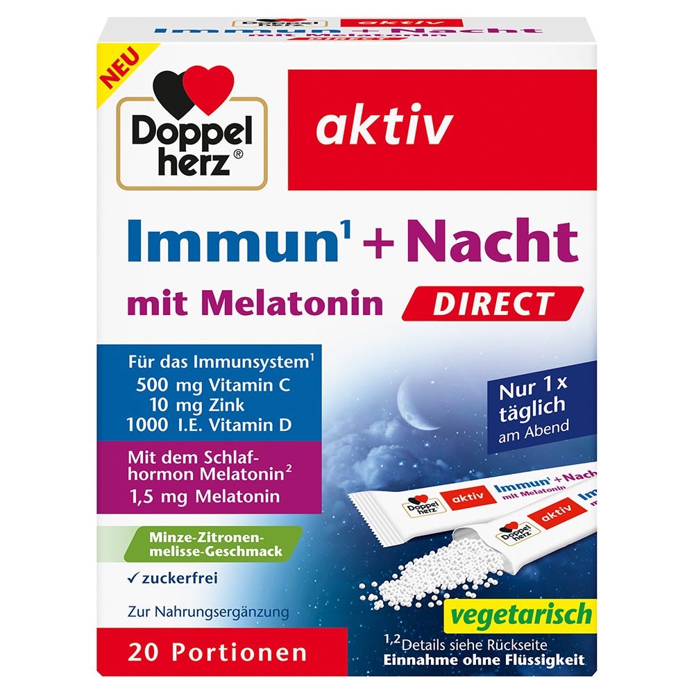 Doppelherz Immun + Nacht DIRECT 20 Stück