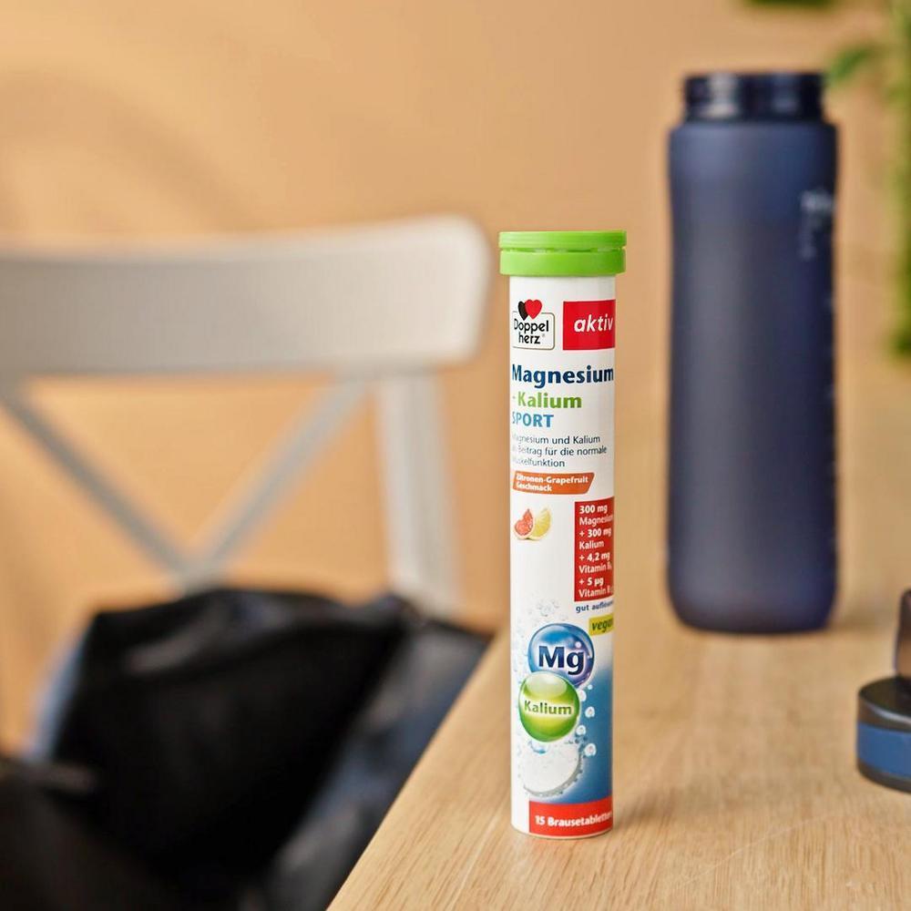 Doppelherz Magnesium + Kalium Brausetabletten 6x15 Stück