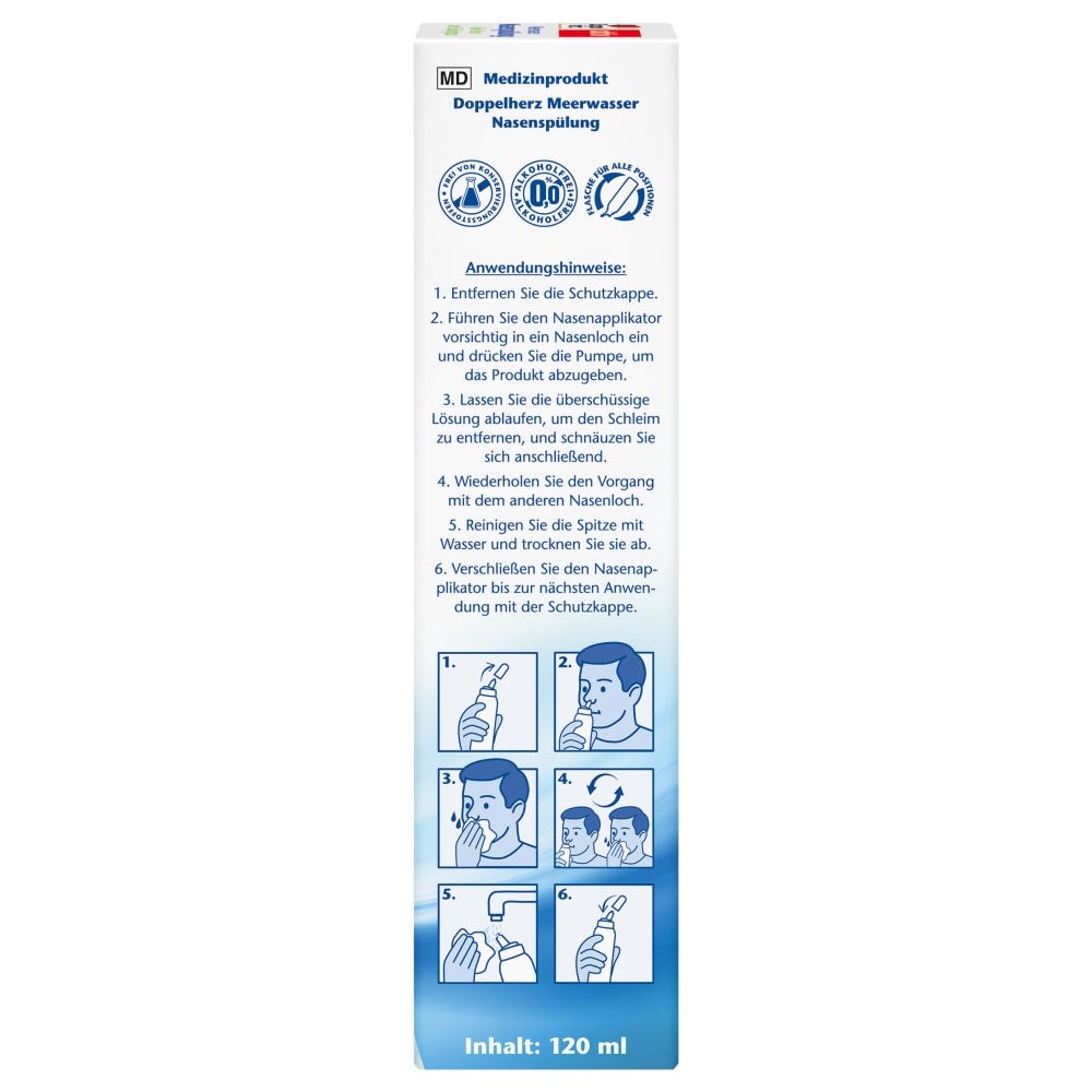 Doppelherz Meerwasser Nasenspülung 120 ml